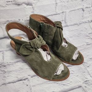 Bernardo Shoes New Bernardo Luna Dusk Suede Knot Block Heel